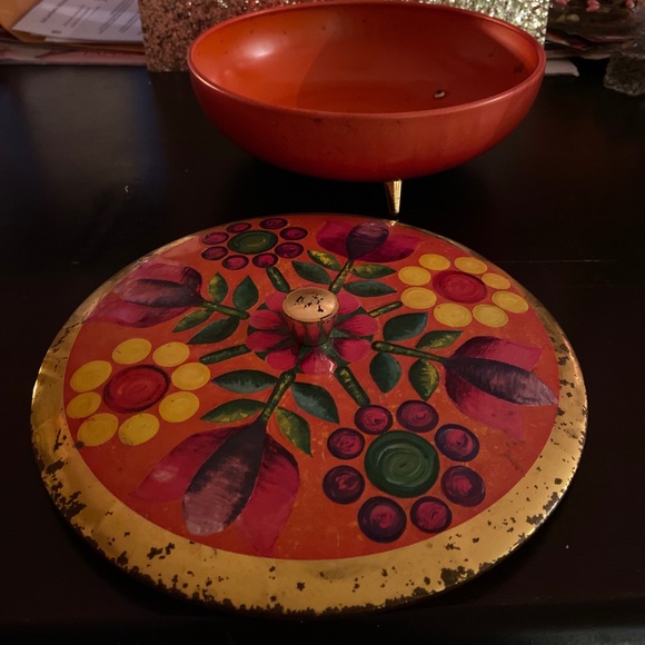 VINTAGE metal candy dish - Picture 4 of 5